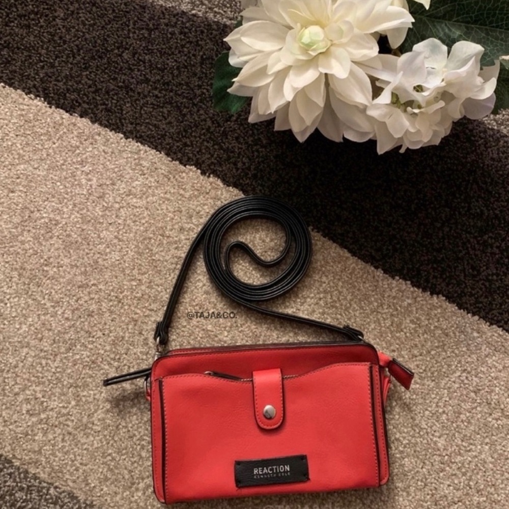 KENNETH COLE(Reaction): Cherry Red Crossbody Bag!